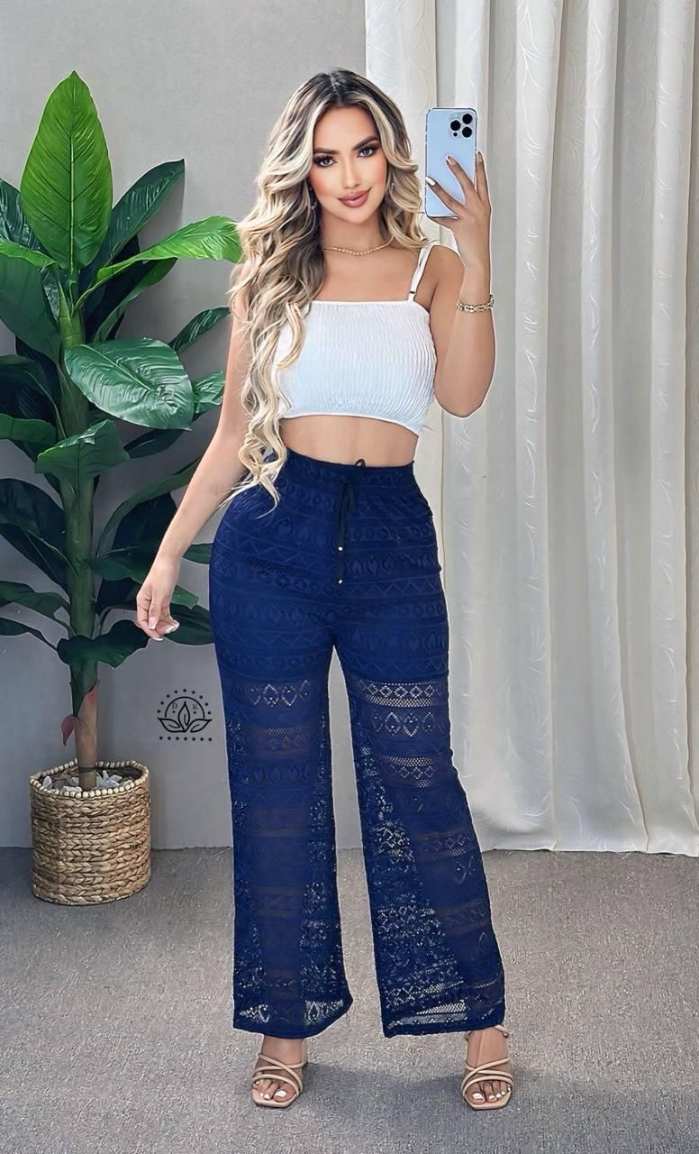 PANTALON MALLA EN CROCHE