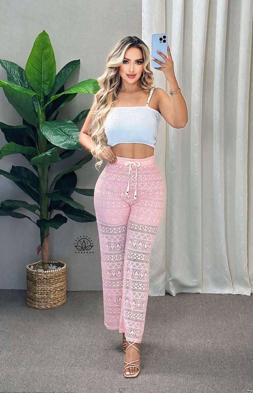 PANTALON MALLA EN CROCHE