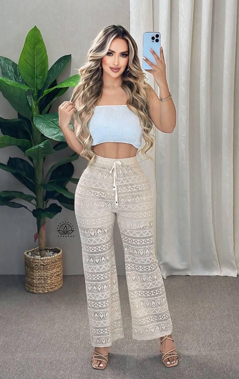 PANTALON MALLA EN CROCHE